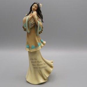 Hamilton A Love Eternal Collection Native American Mother & Child Resin Figure 4